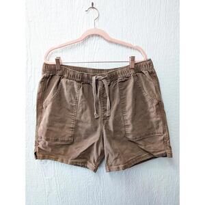 Katin Trail Canvas Shorts Brown Cotton Stretch Gorpcore Hiking Outdoors Men's XL